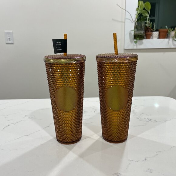 Starbucks two set cups 24 oz 50th Starbuck anniversary new with tag - Picture 1 of 5